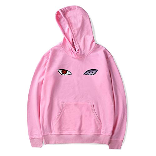 HOSD 2018 Harajuku Anime Hoodies Naruto Uchiha Uzumaki Hatake Eyes Printing Pullover Sudadera Hip Hop Streetwear