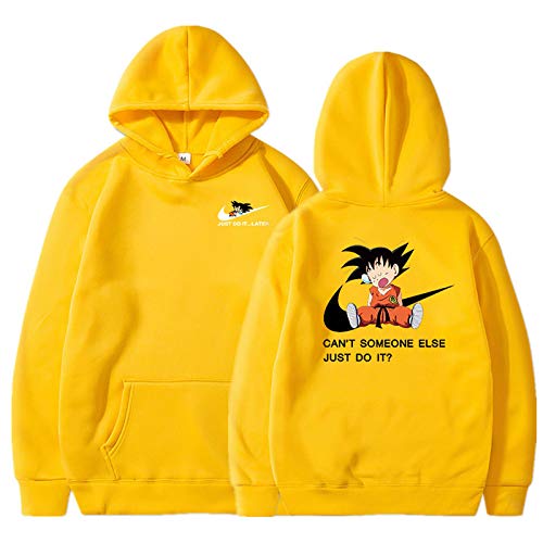 HOSD Naruto Dragon Ball Z Sudaderas con Capucha Sudadera con Estampado 3D Ropa Deportiva Sudadera Dragonball Super Saiyan Son Goku Outfit 7 XL