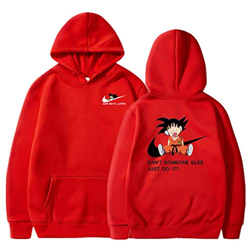 HOSD Naruto Dragon Ball Z Sudaderas con Capucha Sudadera con Estampado 3D Ropa Deportiva Sudadera Dragonball Super Saiyan Son Goku Outfit 7 XL