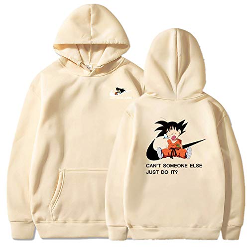 HOSD Naruto Dragon Ball Z Sudaderas con Capucha Sudadera con Estampado 3D Ropa Deportiva Sudadera Dragonball Super Saiyan Son Goku Outfit 7 XL