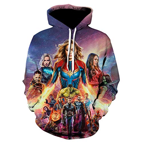 HOSD The Avengers 4Costume Hoodies Men Hooded Avengers Zipper End Game Sudadera Chaqueta