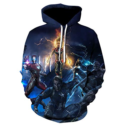 HOSD The Avengers 4Costume Hoodies Men Hooded Avengers Zipper End Game Sudadera Chaqueta