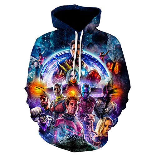 HOSD The Avengers 4Costume Hoodies Men Hooded Avengers Zipper End Game Sudadera Chaqueta