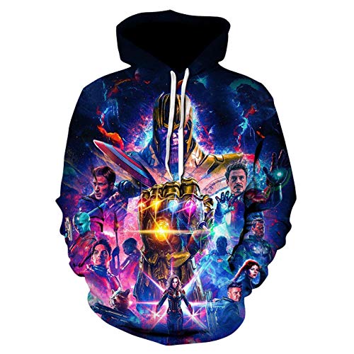 HOSD The Avengers 4Costume Hoodies Men Hooded Avengers Zipper End Game Sudadera Chaqueta