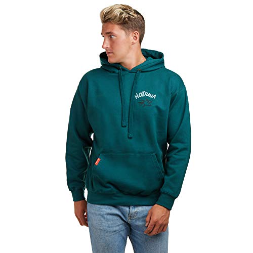 Hot Tuna Off The Hook Hoodie Capucha, Azul (Pacific Pac), Medium para Hombre