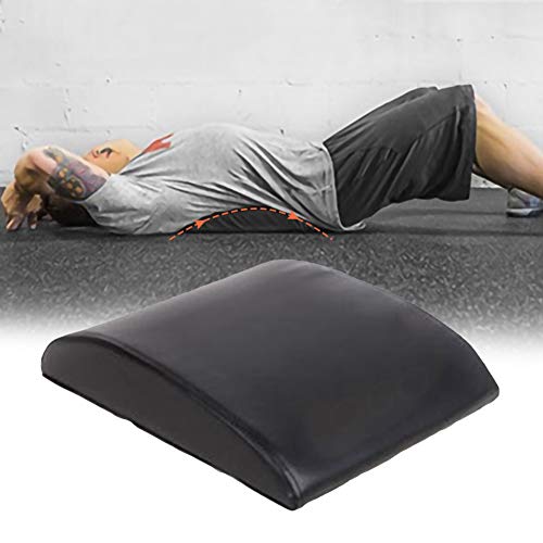 HOTEU Fitness AB Mat Sit Up Pad Ejercicio Abs Core Entrenamiento da gran soporte lumbar Crossfit Entrenador AB Esterilla de ejercicio, YKT028615DD21KSM8LLA, negro, 36*30*7cm