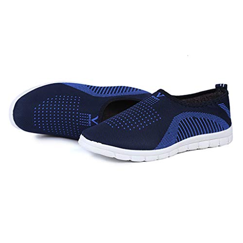 HOUMENGO Zapatos Deporte Mujer Zapatillas Deportivas Correr Gimnasio Casual Zapatos De Andar con Punta Redonda para Invierno, Mocasines, Zapatos para Caminar