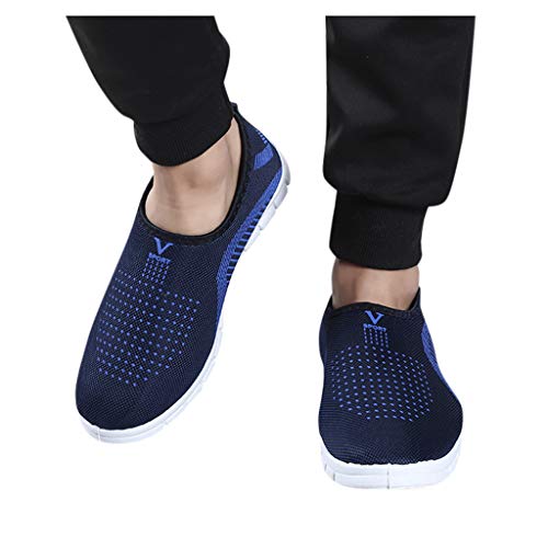 HOUMENGO Zapatos Deporte Mujer Zapatillas Deportivas Correr Gimnasio Casual Zapatos De Andar con Punta Redonda para Invierno, Mocasines, Zapatos para Caminar