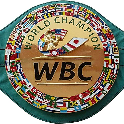House of Highland 77 WBC - Cinturón 3D para campeonato de boxeo, tamaño completo