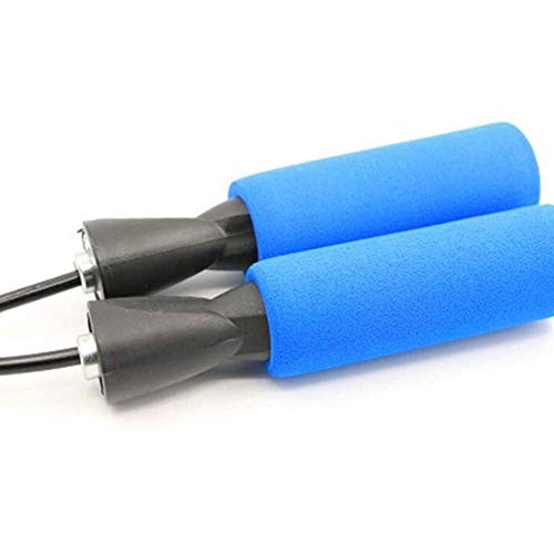 HSY SHOP Fitness Crossfit Cuerdas de Saltar para Cuerda Pular Velocidad de Saltar Cuerda Corporal Construcción Ejercicio Gimnasia Entrenamiento (Color : Blue)