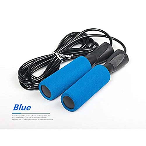 HSY SHOP Fitness Crossfit Cuerdas de Saltar para Cuerda Pular Velocidad de Saltar Cuerda Corporal Construcción Ejercicio Gimnasia Entrenamiento (Color : Blue)