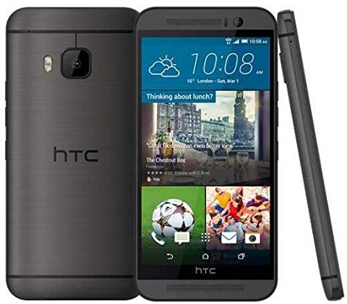 HTC One M9 - Smartphone libre Android (pantalla 5", cámara 20.7 MP, 32 GB, 3 GB RAM), gris oscuro