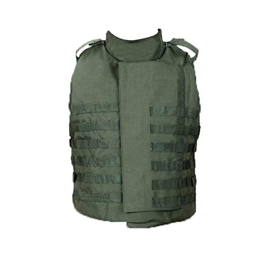 HUAJIANGHU Al Aire Libre Impermeables Militares Chalecos De Combate Equipo De Protección Entrenamiento Escalada Pesca Caza Chaleco Ajustable Chaleco Táctico Táctico (Color : Green, Size : One Size)