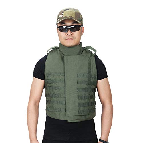 HUAJIANGHU Al Aire Libre Impermeables Militares Chalecos De Combate Equipo De Protección Entrenamiento Escalada Pesca Caza Chaleco Ajustable Chaleco Táctico Táctico (Color : Green, Size : One Size)