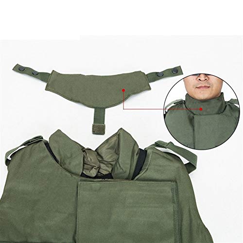 HUAJIANGHU Al Aire Libre Impermeables Militares Chalecos De Combate Equipo De Protección Entrenamiento Escalada Pesca Caza Chaleco Ajustable Chaleco Táctico Táctico (Color : Green, Size : One Size)