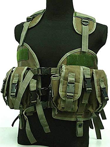 HUAJIANGHU Sello Equipo Chaleco Táctico Neutro Táctica Impermeable Protectora del Chaleco Camuflaje Al Aire Libre Táctico (Color : Olive Drab)