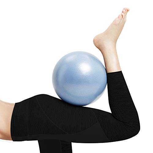 Hually Pelota de Ejercicios de Pelota de Mini Pilates de Yoga para de 25cm, Pelota de Yoga de tamaño pequeño Bolas de Yoga Antideslizantes Profesionales Balance Sport,Yoga, Masaje y Pilates en Casa.