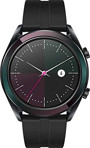 Huawei Watch GT Elegant, Smartwatch con Caja de Metal, Pantalla Táctil AMOLED de 1.2", Monitor de Ritmo Cardíaco y Sueño, GPS, Sumergible 50 M, 42 mm, Blanco