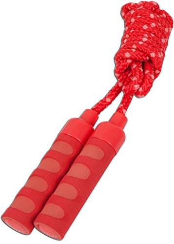 Hudora 71015 71015-Cuerda con Asas Blandas (400 cm), Unisex-Adultos, Color Aleatorio