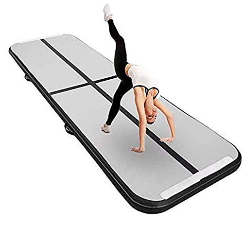 HUJUNG Airtrack Mat colchoneta Inflable Gimnasia Airtrack con la Bomba de Aire para la práctica de Gimnasia, el Caer, Parkour,C,300 * 50 * 10cm