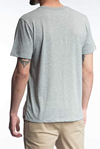 Hurley Athletic Prem tee SS Geo Camiseta, Hombre, Gris (Dark Grey Heather), M