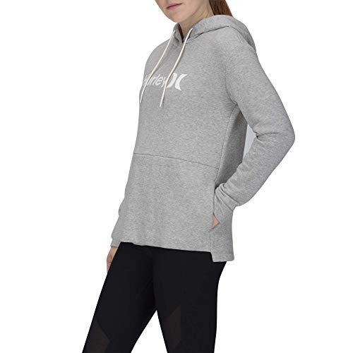 Hurley W One&Only Fleece Pullover Sudaderas, Mujer, dk Grey Heather, M