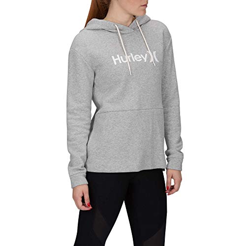 Hurley W One&Only Fleece Pullover Sudaderas, Mujer, dk Grey Heather, M
