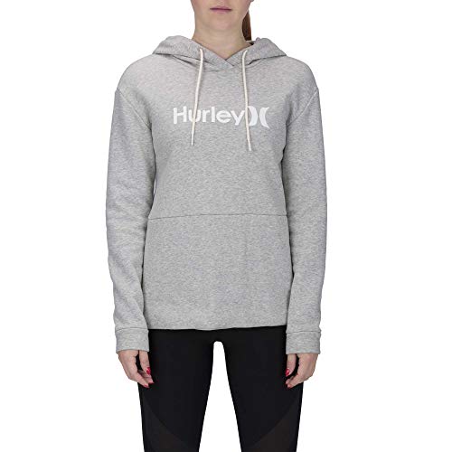 Hurley W One&Only Fleece Pullover Sudaderas, Mujer, dk Grey Heather, M