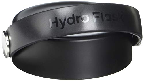 Hydro Flask Flex Cap - Gorra antiderrames con abertura grande, color negro
