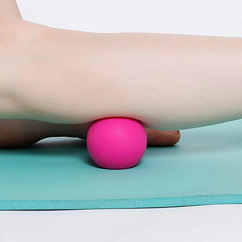 HYL0 El Alivio del Dolor Fascia Muscular Bola De Lacrosse Y Técnicas De Relajación Deportes Yoga Fitness Maní Bola del Masaje De Puntos Gatillo Estrés ZZBiao (Color : Purple)