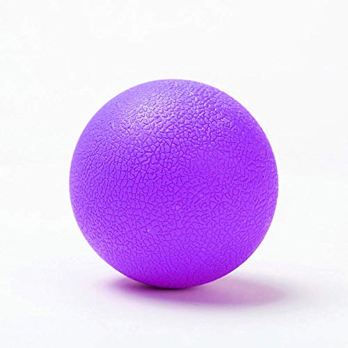 HYL0 El Alivio del Dolor Fascia Muscular Bola De Lacrosse Y Técnicas De Relajación Deportes Yoga Fitness Maní Bola del Masaje De Puntos Gatillo Estrés ZZBiao (Color : Purple)