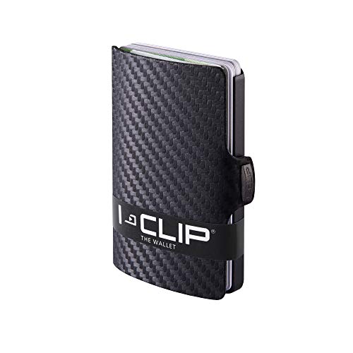 I-CLIP ® Cartera Carbon, Gunmetal-Black (Disponible En 2 Variantes)