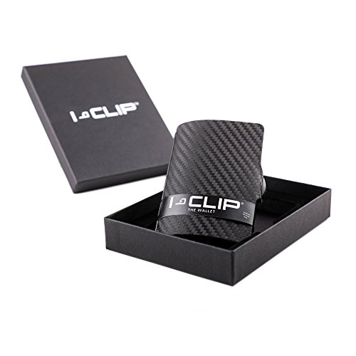 I-CLIP ® Cartera Carbon, Gunmetal-Black (Disponible En 2 Variantes)