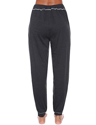 iClosam Pantalones Chandal Mujer Casuals Rayas AlgodóN De Deportivos Yoga Jogger Pantalon Sweatpants con Bolsillos