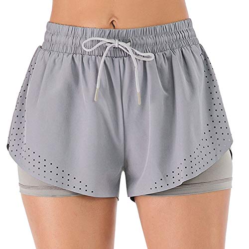 iClosam Pantalones Deportivo Corto Mujer,Pantalón Moda para Deportes Yoga Casual Gimnasio Ejercicio Playa Aire Libre Ocasionales