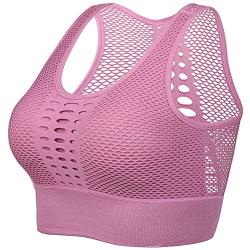 iClosam Sujetador Yoga Mujer,Bra Deportivo Alto Impacto Cómodo y Transpirable Ideal para Gimnasio Fitness Run Ejercicio Yoga