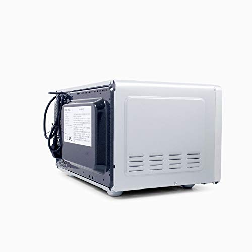 IKOHS Microondas MW700S Plateado - Microondas, 700W,Capacidad de 20L, 5 Niveles de Potencia, Temporizador hasta 30 minutos, Menú Automático, Cocción Multifrecuencia, Dispone de Reloj Digital