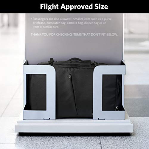 Inateck 40L Mochila de Viaje Hombre Mujer Maleta de Cabina Mochila de Equipaje de Mano Aprobada para Transporte Aéreo Avion IATA/EasyJet/Ryanair, Negro