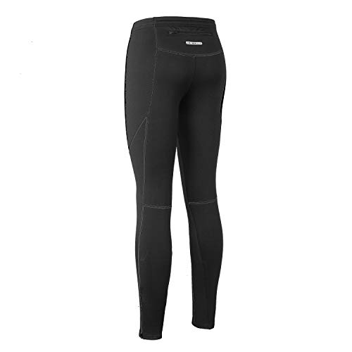 INBIKE Leggings Mallas Compresión Termicas Largas Deporte para Hombre, Medias Pantalon Compresión para Gym Correr Running Fitness Entrenamiento Ciclismo Baloncesto(Negro,L)