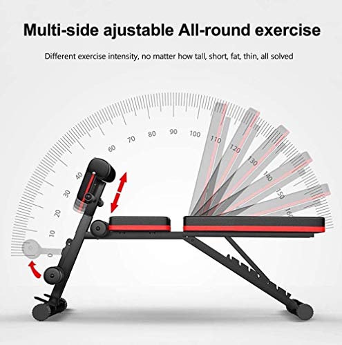 Incline multifunción banco plegable entrenamiento Bench, Taburete / Prensa de banco de la silla / Sacerdote heces / Romano 4 in1, ideal for la formación y el entrenamiento en el pecho, hombros, espald