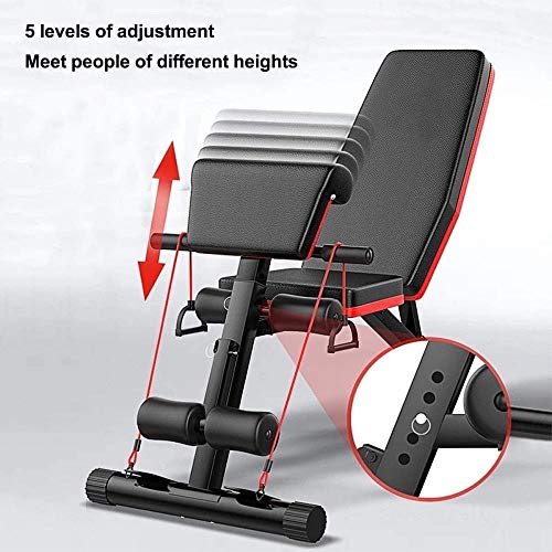 Incline multifunción banco plegable entrenamiento Bench, Taburete / Prensa de banco de la silla / Sacerdote heces / Romano 4 in1, ideal for la formación y el entrenamiento en el pecho, hombros, espald