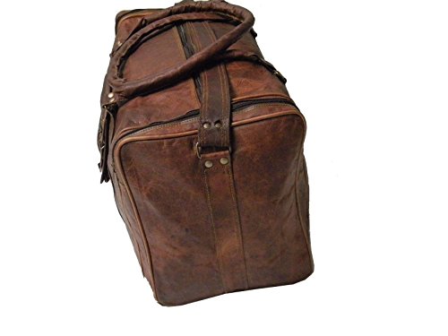 Indian Handmadecraft Vintage - Bolsa de viaje  Marrón marrón 24 inch duffle