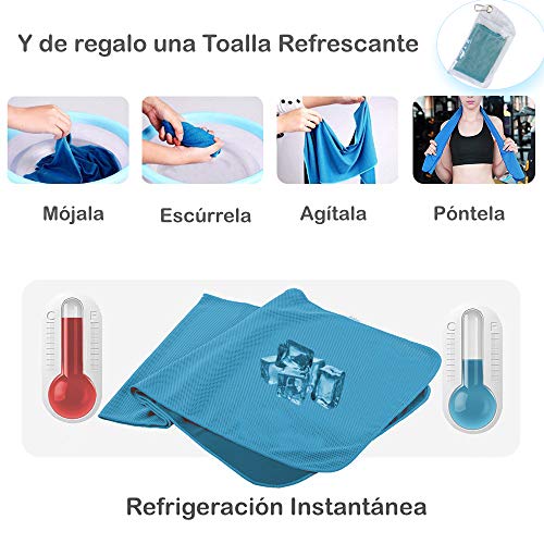 InnoTi Comba de Crossfit para Hombre y Mujer - Cuerda de Saltar de Alta Velocidad para Boxeo y Fitness - Comba de Alumino Ligera Saltos Dobles - Ajustable y con Cable Extra de Repuesto (Negra)