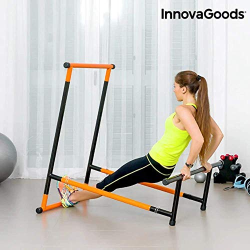 InnovaGoods IG811464 Estación de Dominadas y Fitness, Unisex Adulto, Negro, Talla Única