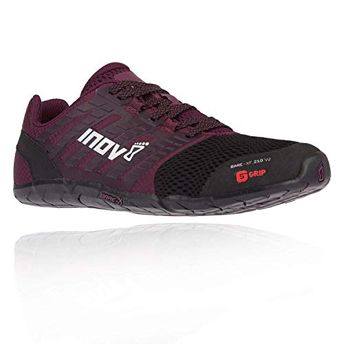 Inov-8 - Bare-xf 210 V2 (W) Mujer Hombre, Púrpura (Negro/Morado), 6 US/3.5 UK