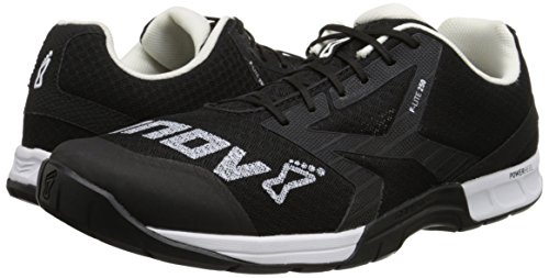 Inov-8 F-Lite 250, Zapatillas de Lacrosse para Hombre, Negro Blanco, 42 EU