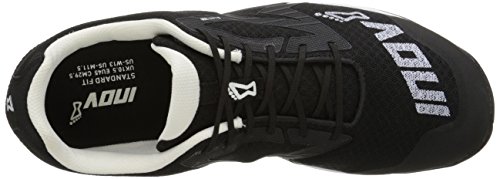 Inov-8 F-Lite 250, Zapatillas de Lacrosse para Hombre, Negro Blanco, 46.5 EU