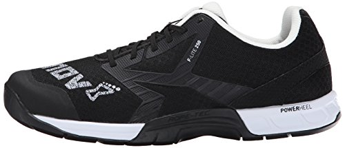 Inov-8 F-Lite 250, Zapatillas para Mujer, Black/White, 38.5 EU