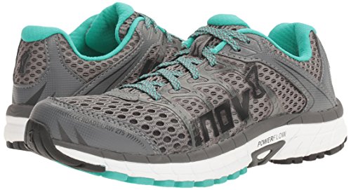 Inov-8 Roadclaw 275, Zapatillas de Running para Mujer, Dark Grey/White/Teal, 36 EU