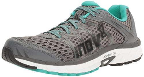 Inov-8 Roadclaw 275, Zapatillas de Running para Mujer, Dark Grey/White/Teal, 36 EU